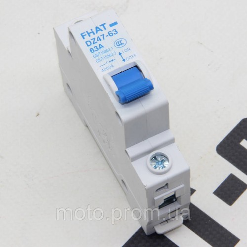 Автомат электрозащиты 63А Fada Spin 2000W