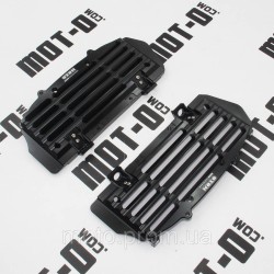 Защита радиатора, CNC, черная 