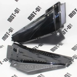 Пластик боковой центр., (л+п) черный глянец Shineray XY150GY-17 Пластик боковой центр., (л+п) черный глянец Shineray XY150GY-17