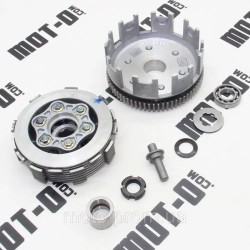 Сцепление в сборе KOVI KT-S7 300-4Т (YBS300 LITE R) Сцепление в сборе KOVI KT-S7 300-4Т (YBS300 LITE R)