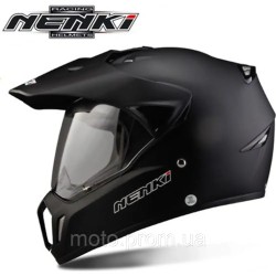 Шлем (мотард) Nenki MX-310, Matte Black (S)