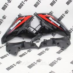 Пластик бака боковой передний (л+п), красный MT250-9R REGION