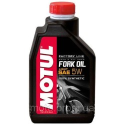 Олива Motul Fork Oil Light Factory SAE 5W (1L) 100% Синтетична (Гідравлічна олива для амортизаторів) Олива Motul Fork Oil Light Factory SAE 5W (1L) 100% Синтетична (Гідравлічна олива для амортизаторів)