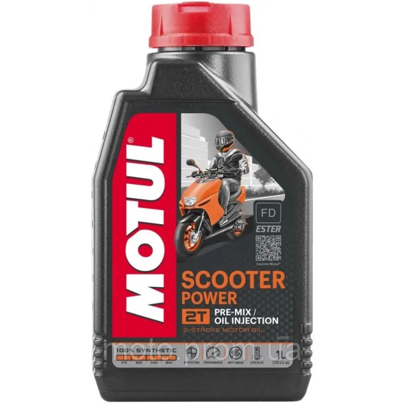 Масло Motul Scooter Power 2T (1L)
