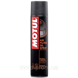 Олива для повітряного фільтра Motul A2 Air Filter Oil Spray (400ml) Олива для повітряного фільтра Motul A2 Air Filter Oil Spray (400ml)