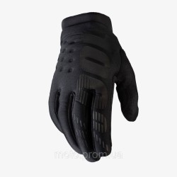 Моторукавички підліткові теплі 100% BRISKER Black XL