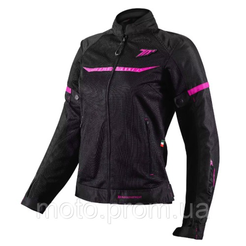 Мотокуртка Seventy JR30.2 MOJAVE LADY Black Fuchsia S