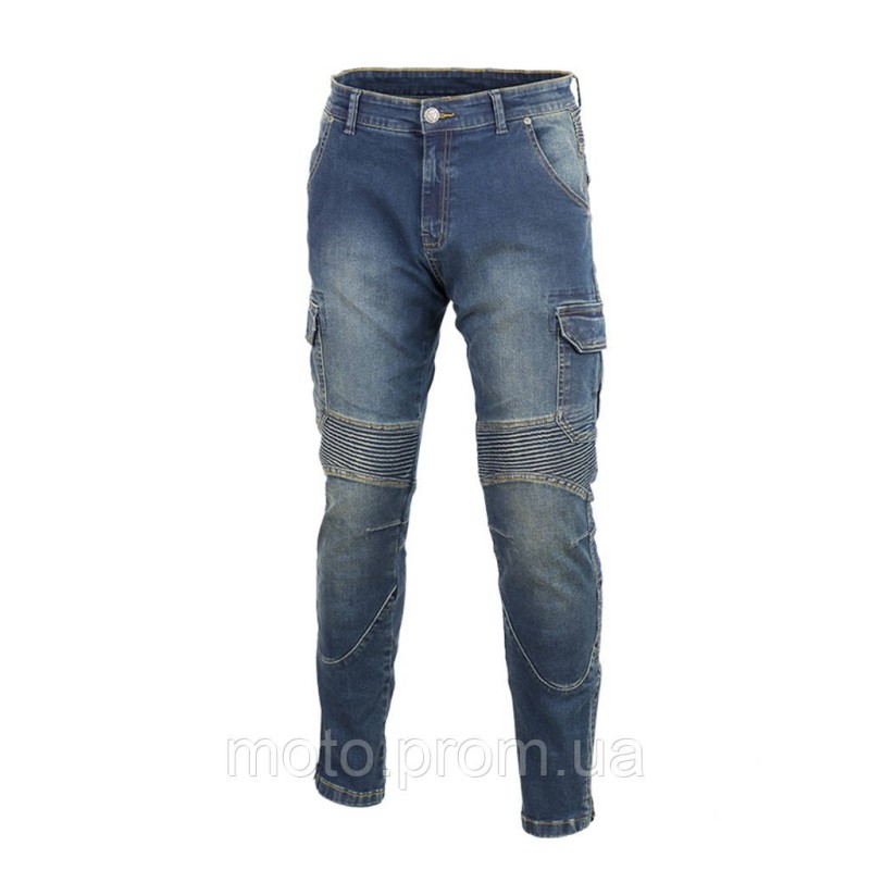 Мотоджинси SECA Square Blue 33