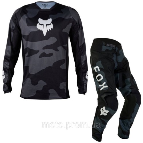 Джерси штаны FOX 180 BNKR Black XL