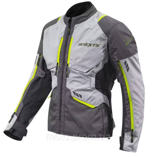 Мотокуртка Seventy JT67 Tanami Black Grey Yellow L