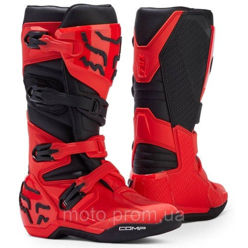 Мотоботы FOX Comp Youth Boot Flo Red 7
