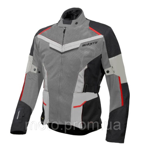 Мотокуртка Seventy JT70 ATACAMA Black Grey Red L