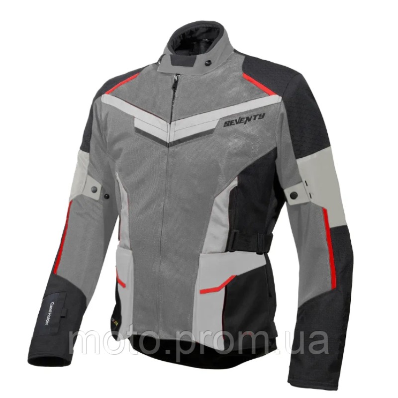Мотокуртка Seventy JT70 ATACAMA Black Grey Red L