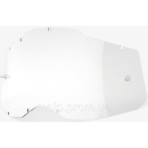 Лінза 100% RACECRAFT 2/ACCURI 2/STRATA 2 Replacement Lens Clear Anti-Fog