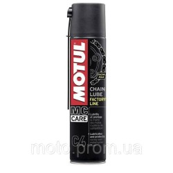 MOTUL C4 Chaine Lube Factory Line 400 ml Змащення ланцюга MOTUL C4 Chaine Lube Factory Line 400 ml Змащення ланцюга