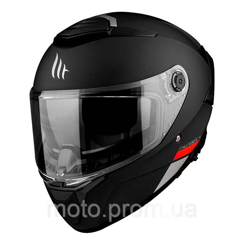 Мотошолом MT THUNDER 4 SV Solid Matt Black XXXL