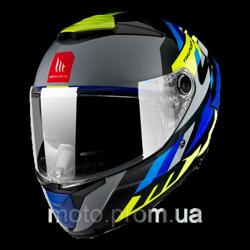Мотошолом MT THUNDER 4 SV Ergo E17 Gloss Blue M