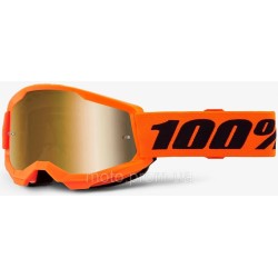 Дитячі окуляри 100% STRATA 2 Youth Neon Orange - Mirror Gold Lens, Mirror Lens