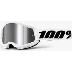 Дитячі окуляри 100% STRATA 2 Youth White - Mirror Silver Lens, Mirror Lens