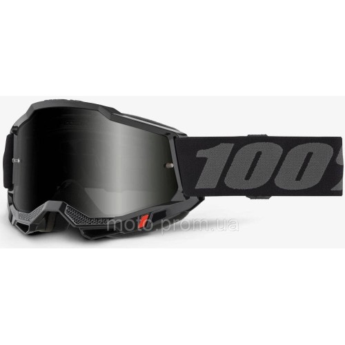 Окуляри 100% ACCURI 2 SAND Black - Smoke Lens, SAND