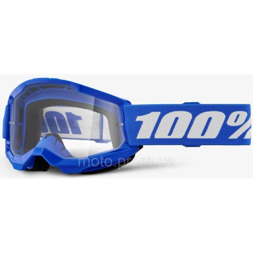 Дитячі кросові окуляри 100% STRATA 2 Youth Goggle Blue Clear Lens
