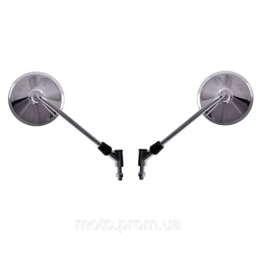 Дзеркала Chrome Metal 110mm M10 R+R