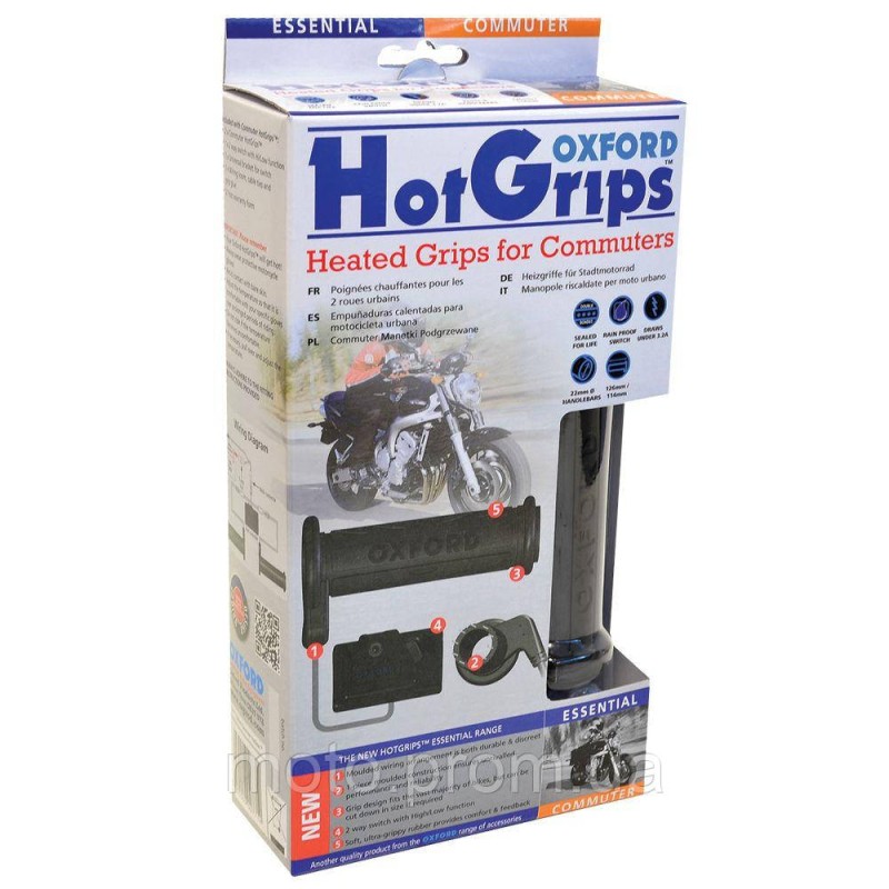 Гріпси з підігрівом Oxford HotGrips Essential -Commuter