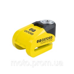 Замок Oxford Quartz XD10 Disc Lock Yellow/Black Замок Oxford Quartz XD10 Disc Lock Yellow/Black