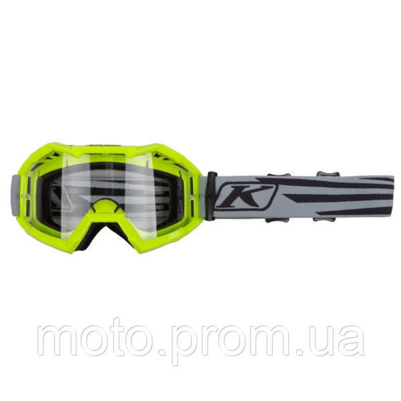 Маска кросова KLIM Viper Off-Road Illusion Gray - Yellow Clear Lens