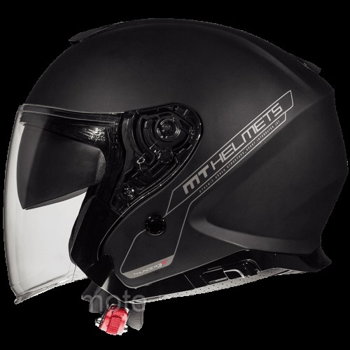 Мотошолом MT THUNDER 3 Jet Solid Matt Black S