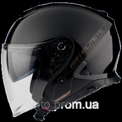 Мотошолом MT THUNDER 3 Jet Solid Gloss Black L Мотошолом MT THUNDER 3 Jet Solid Gloss Black L