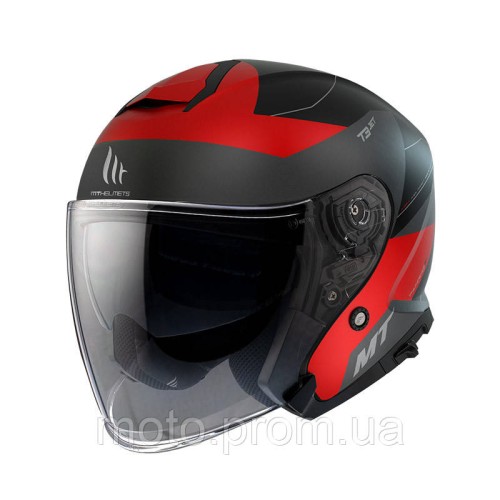 Мотошлем MT THUNDER 3 Jet COOPER A5 Matt Red L