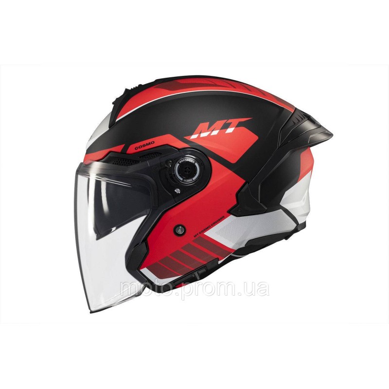 Мотошлем MT Cosmo SV Cruiser B5 Matt Red S