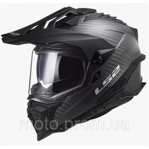 Мотошлем LS2 MX701 Explorer Solid Gloss Carbon M