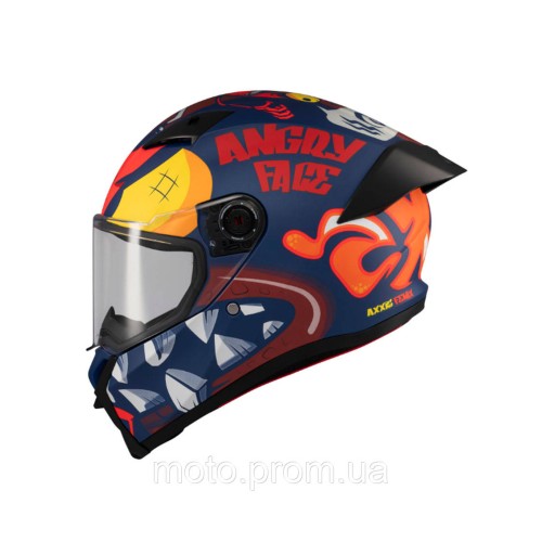 Мотошолом AXXIS FENIX ANGRY FACE C5 Matt XL