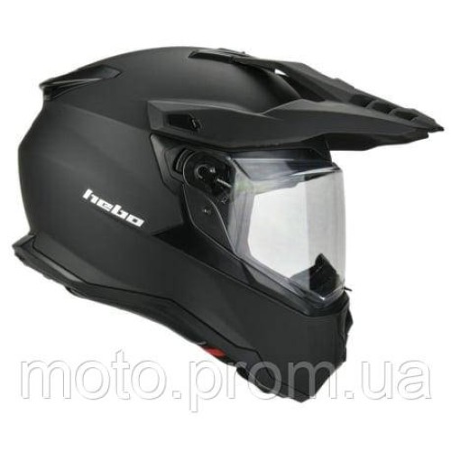 Мотошолом HEBO TRANSAM Matt Black +Pinlock XL