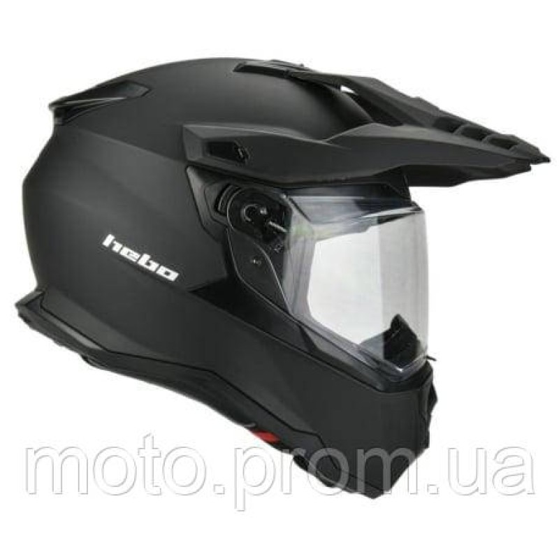 Мотошолом HEBO TRANSAM Matt Black +Pinlock XL