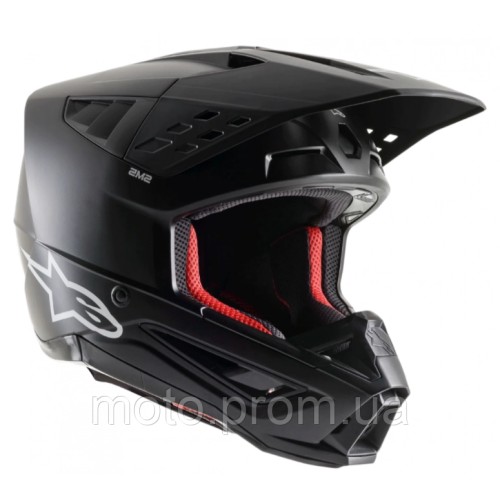 Мотошолом Alpinestars S-M5 Solid Black Matt L