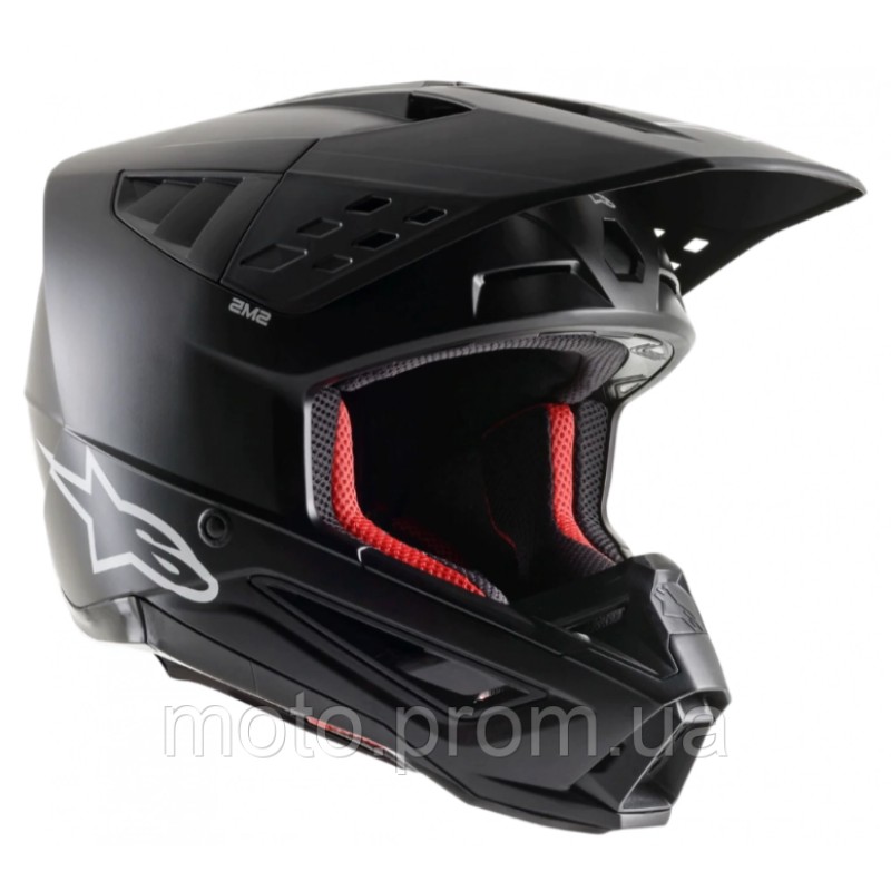 Мотошолом Alpinestars S-M5 Solid Black Matt L