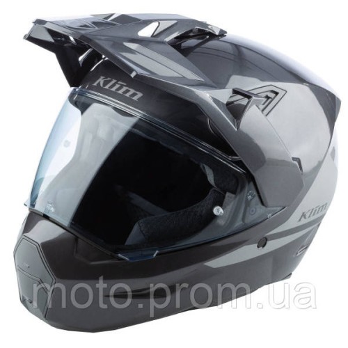 Мотошолом KLIM X1 Alpha ECE/DOT LG Gloss Metallic Asphalt - Monument