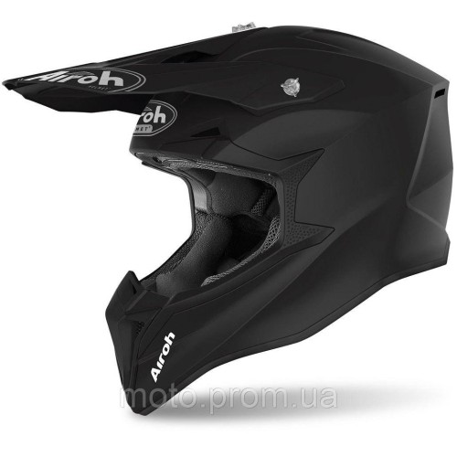 Мотошолом дитячий Airoh Wraap Solid Matt Black Youth M