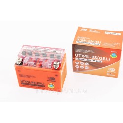 Акумулятор 12V4Ah UTX4L-BS GEL (L113 * W70 * H85mm) Акумулятор 12V4Ah UTX4L-BS GEL (L113 * W70 * H85mm)