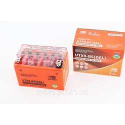 Акумулятор 12V9Ah UTX9-BS GEL (L150*W87*H107mm)