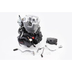 Двигатель мотоциклетный в сборе CGB-200cc (164FMLR) + карбюратор (c балансировочным валом) Двигатель мотоциклетный в сборе CGB-200cc (164FMLR) + карбюратор (c балансировочным валом)