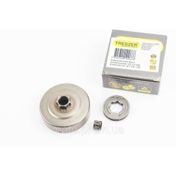 Тарілка зчеплення + зірка 3/8-7 MS-170/171/180/181/190T/191T/210/211/230/250 + підшипник Тарілка зчеплення + зірка 3/8-7 MS-170/171/180/181/190T/191T/210/211/230/250 + підшипник