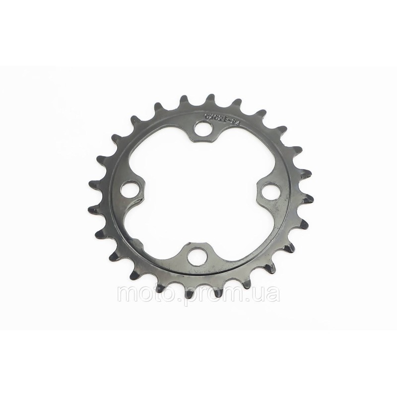 Звезда передняя MTB 24Т (BCD:64мм), чёрная CXC2E