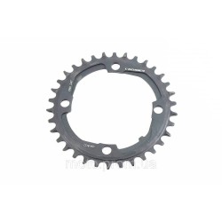 Зірка передня MTB Narrow Wide 34Т (BCD:104мм), алюмінієва, чорна Зірка передня MTB Narrow Wide 34Т (BCD:104мм), алюмінієва, чорна