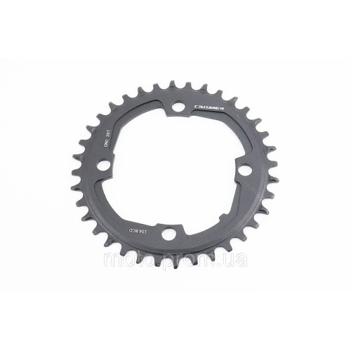 Зірка передня MTB Narrow Wide 36Т (BCD:104мм), алюмінієва, чорна