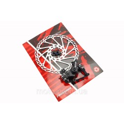 Гальмо Disk-brake заднє (R180мм)+диск 180мм, кріпл. 6 болтів, чорне DSC710 Гальмо Disk-brake заднє (R180мм)+диск 180мм, кріпл. 6 болтів, чорне DSC710