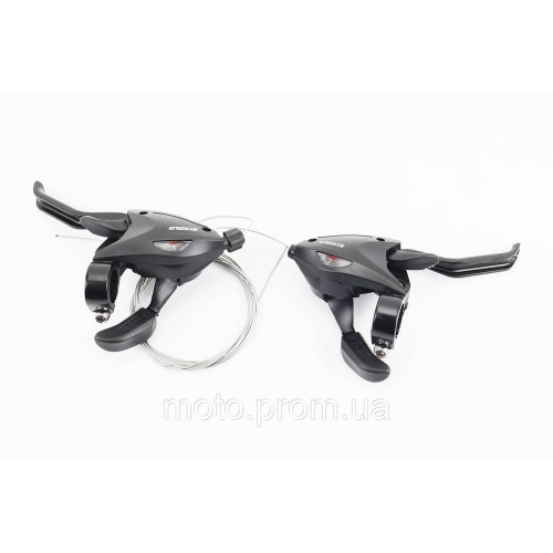 Переключатели (моноблок) 3x7 скоростей, чёрные SL-KD-81